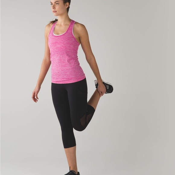 lululemon athletica Tops - Lululemon athletica racerback heathered tank top